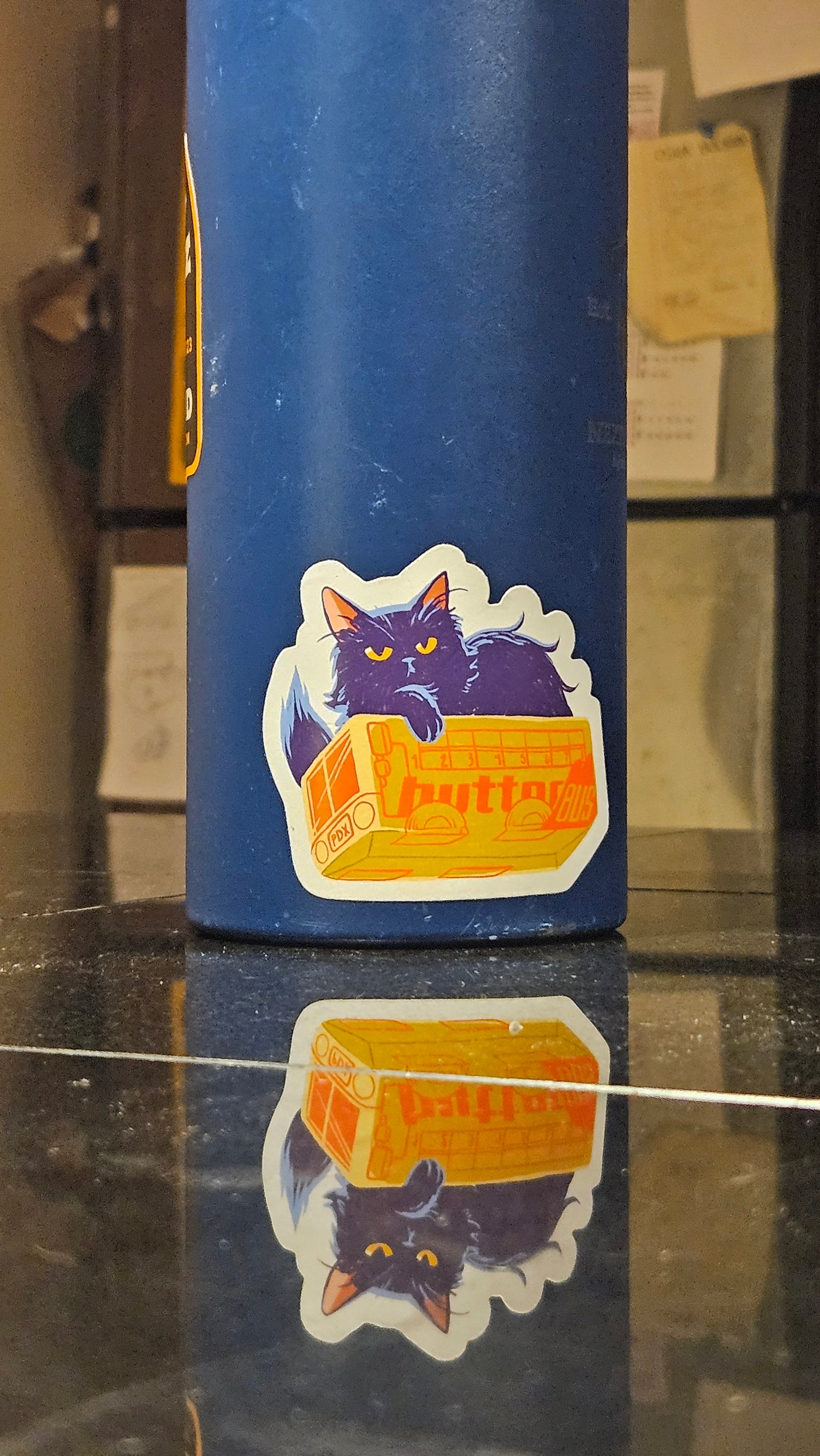 Gummy Butter Bus Vinyl Sticker
