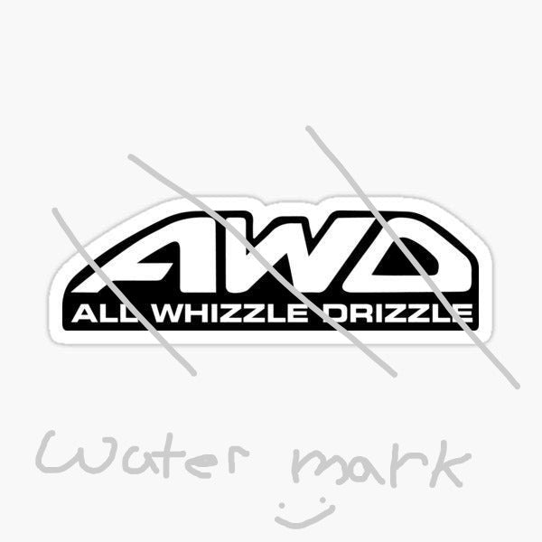 All Whizzle Drizzle Sticker - Subaru AWD