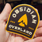 Obsidian Overland Logo Vinyl Sticker