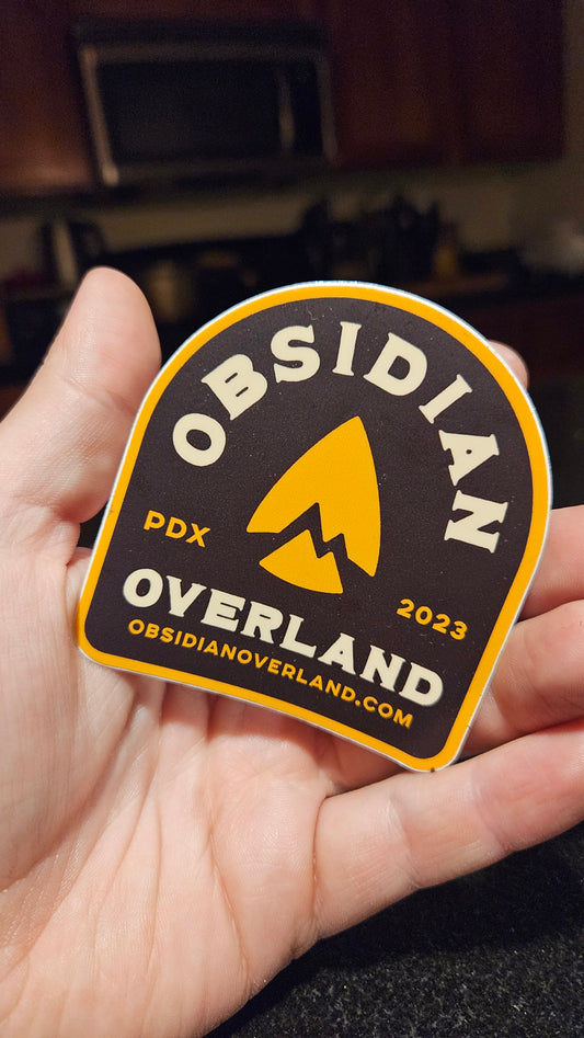 Obsidian Overland Logo Vinyl Sticker
